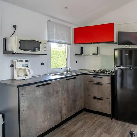 营地 Mobil-home Pour 5 Pers, Moderne Avec Terrasse - Api-1-52-699